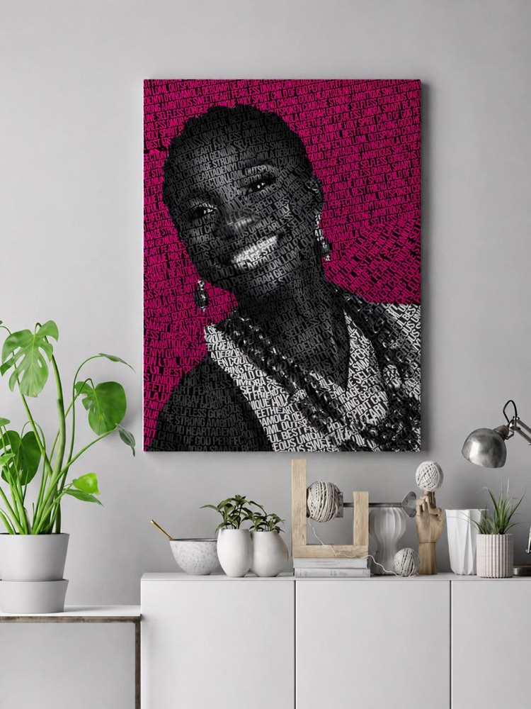 Custom typography portrait by ARTommy